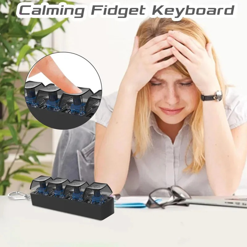 4Keys Finger Button Anti-stres - đánh giá và giá Tech For Office