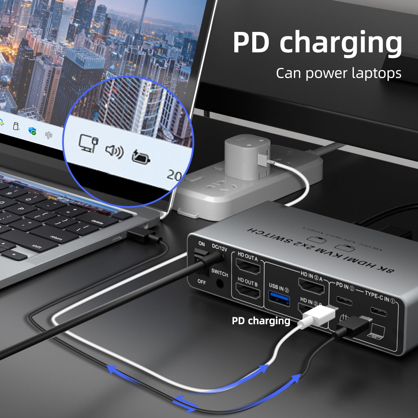 USB C HDMI DP KVM Switch 2 Mon - đánh giá và giá Kvm Switch Dual Monitor