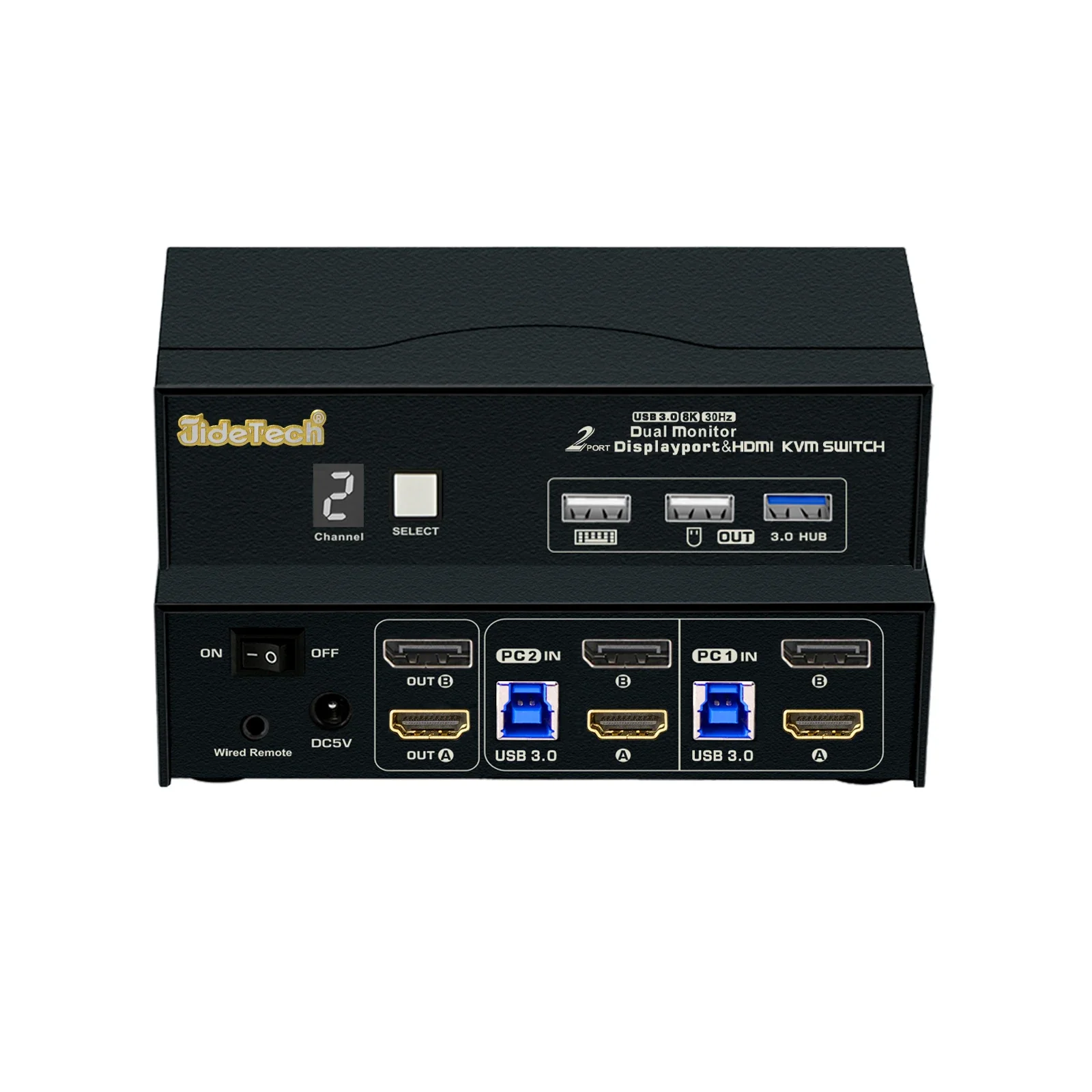 In stock JideTech 2 Computers  - đánh giá và giá Kvm Switch Dual Monitor