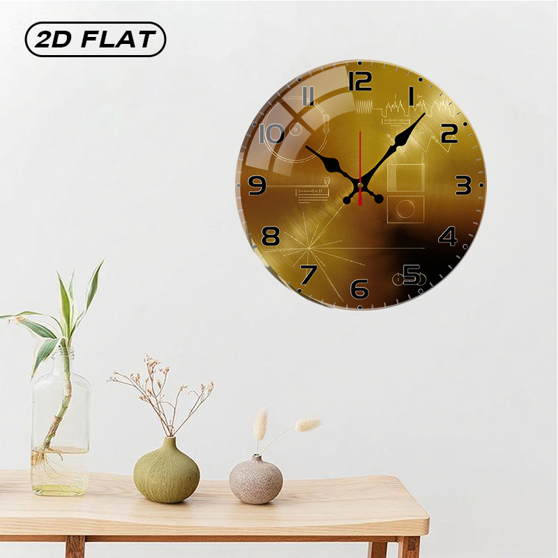Tech Style Round Silent Acryli - đánh giá và giá Office Tech Gifts