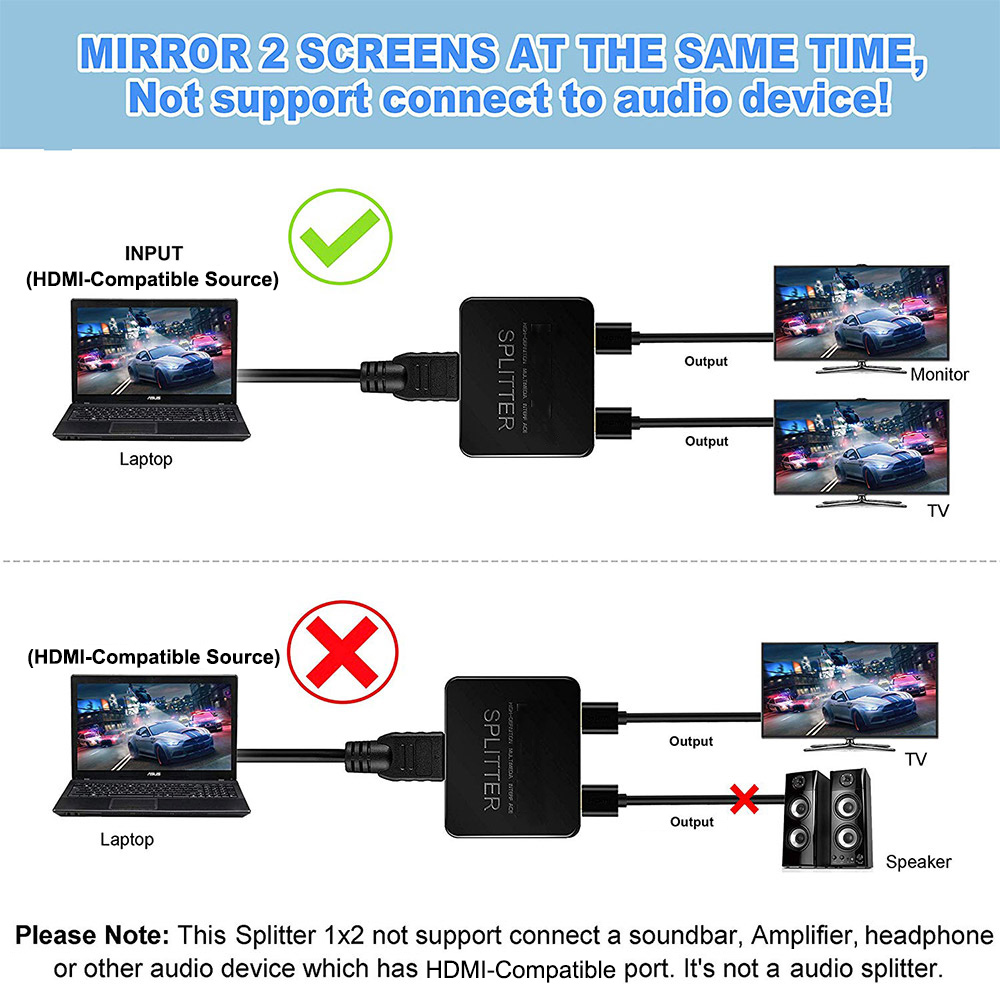4K 1 in 2 out HDMI-compatible  - đánh giá và giá Kvm Switch Dual Monitor