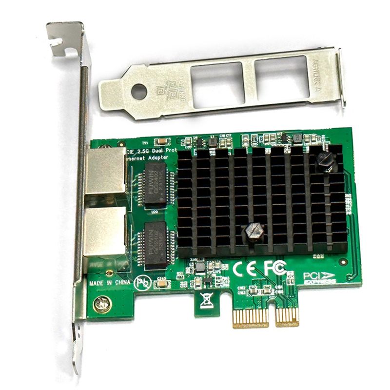 ABAN 2 Port 2.5G PCIe Network  - đánh giá và giá Gigabit Network Card