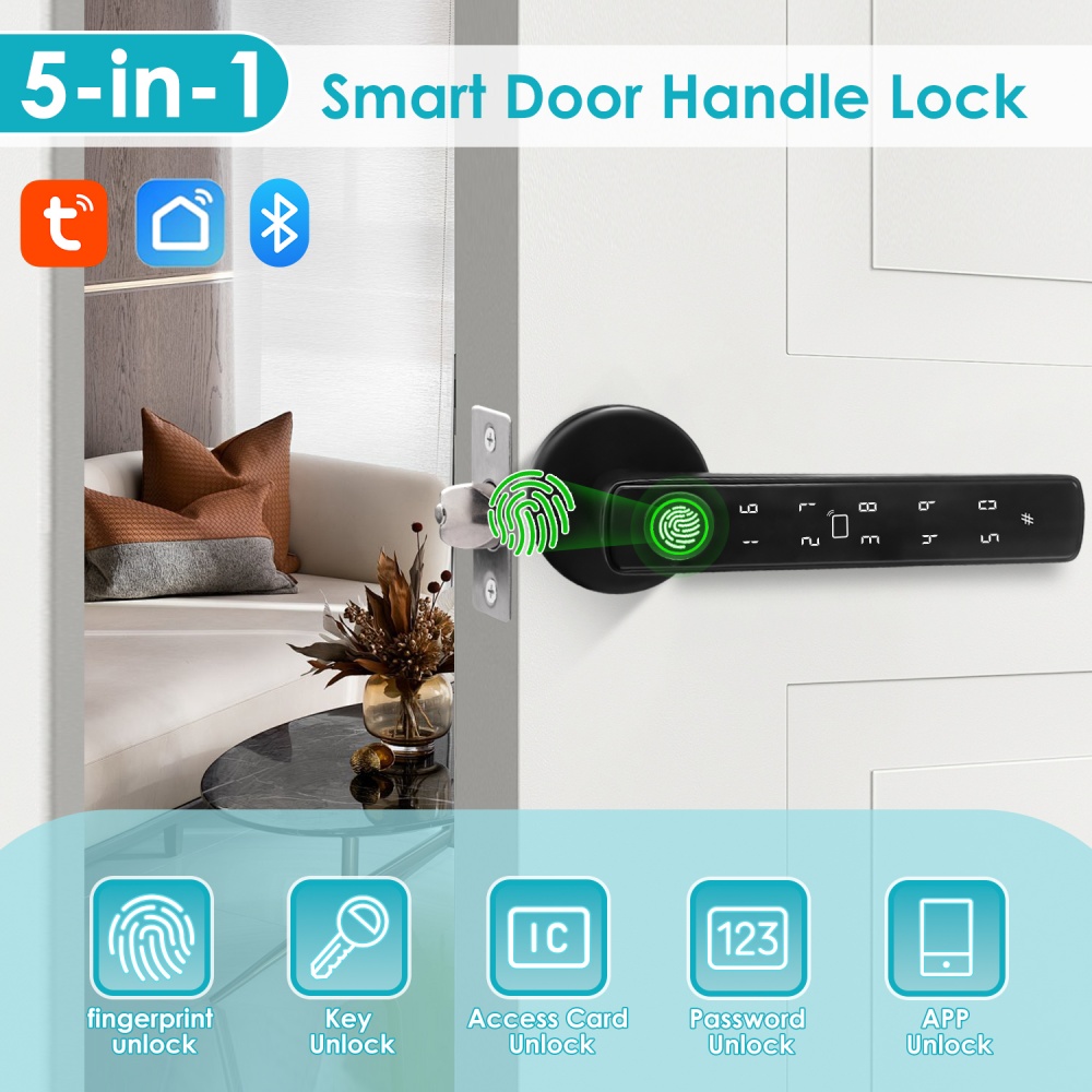 YFK Tuya 5-in-1 Smart Door Han - đánh giá và giá Tech For Office