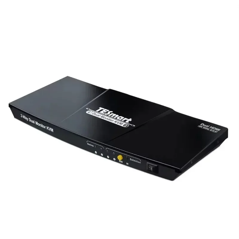 In stock TESmart HDMI KVM Vide - đánh giá và giá Kvm Switch Dual Monitor